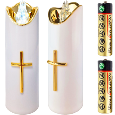 Świeca LED na baterie RICO 17,5cm WG/CW [12/72] 