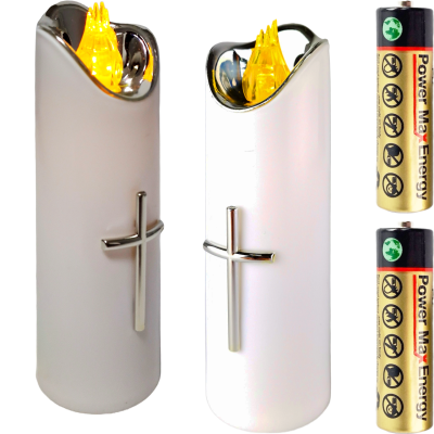 Świeca LED na baterie RICO 17,5cm WS/Y [12/72]  