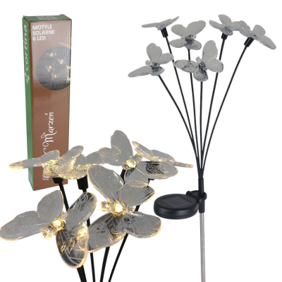 Lampa solarna motyle 6 LED 72cm [1/24] 