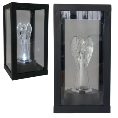 Latarenka solarna 20cm z aniołem LED [12/12] 